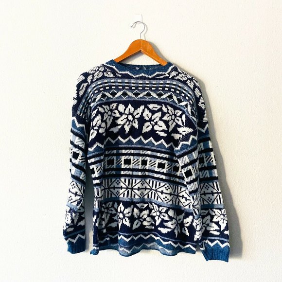 Vintage Grandma Sweater JJ Browne Knit Christmas - Picture 1 of 5